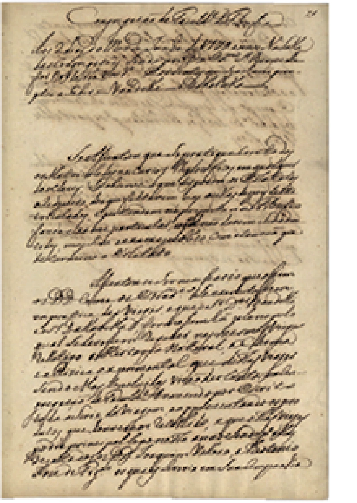 Fig. 2 – Apontamentos para uma    ata da Congregação da Faculdade    de Filosofia, em que se tomaram  decisões sobre as Viagens Filosóficas (2 de Junho 1779)
